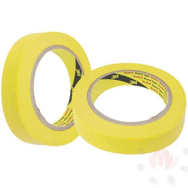 마스킹테이프 2mm 노랑색 마킹 마스킹테이프 컬러